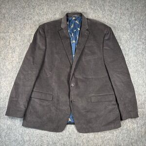 Lauren Ralph Lauren Sport Coat Jacket Mens 48R Hunting Dogs Elbow Patch Corduroy